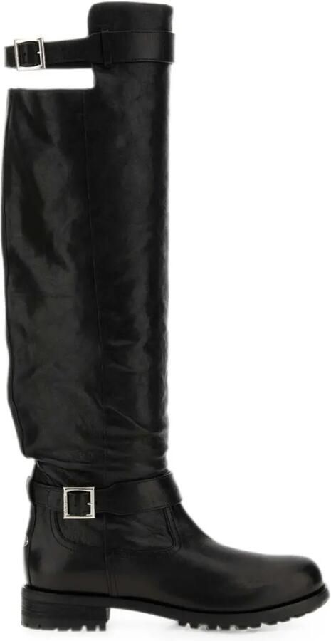 Jimmy Choo Biker knielaarzen Zwart
