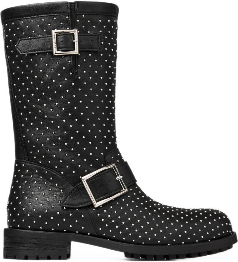 Jimmy Choo Biker Mid boots Zwart
