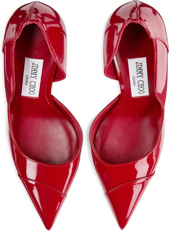Jimmy Choo Brigitte 100 pumps met puntige neus Rood - Foto 3