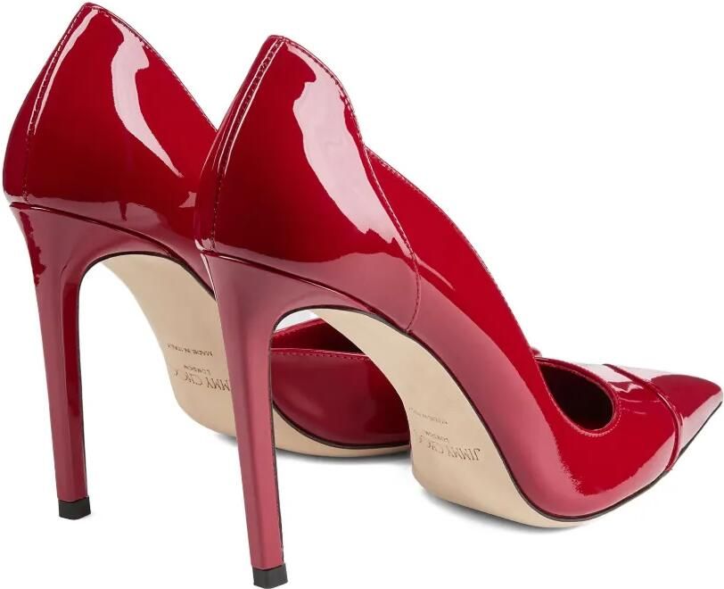 Jimmy Choo Brigitte 100 pumps met puntige neus Rood - Foto 5