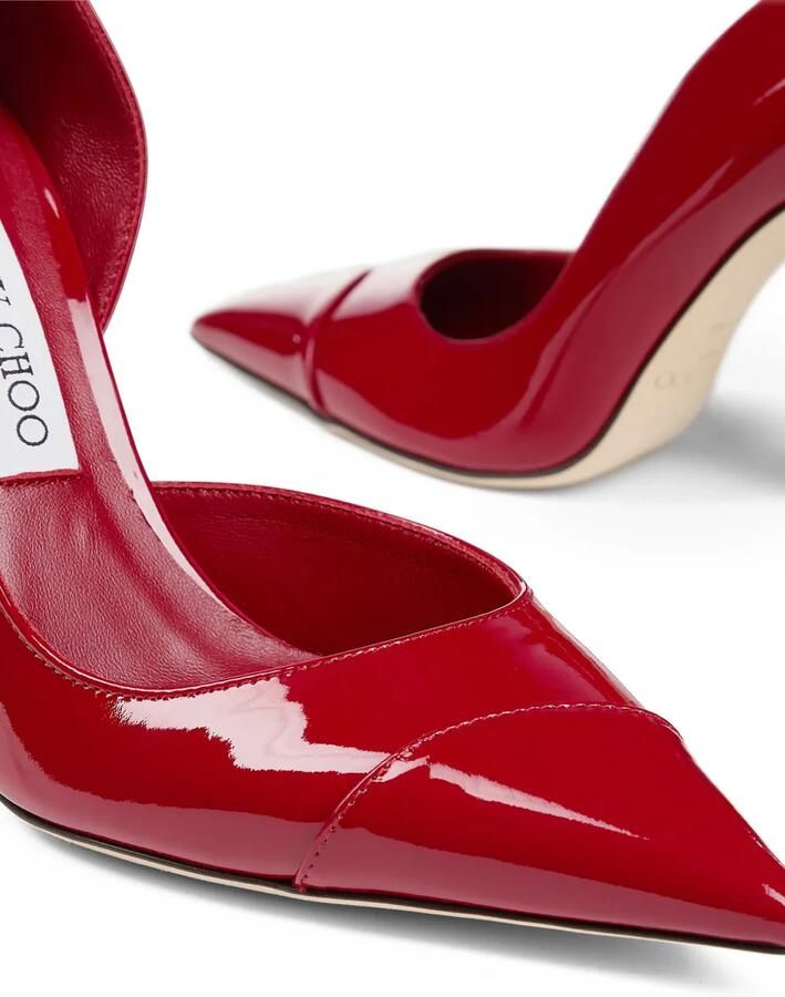 Jimmy Choo Brigitte 100 pumps met puntige neus Rood - Foto 2