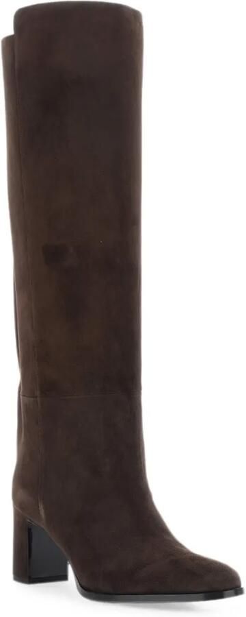 Jimmy Choo Caly 65 suède knielaarzen Bruin