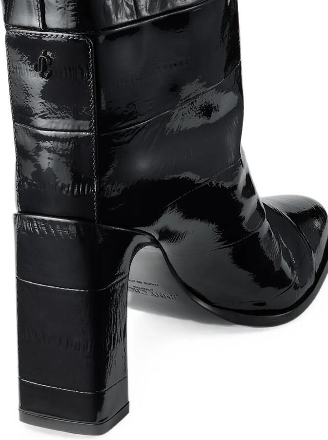 Jimmy Choo Caly 85 overknee laarzen Zwart - Foto 2