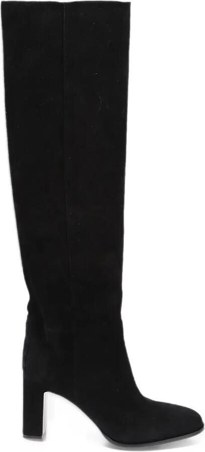 Jimmy Choo Caly over-the-knee 85 suede knee-high boots Zwart