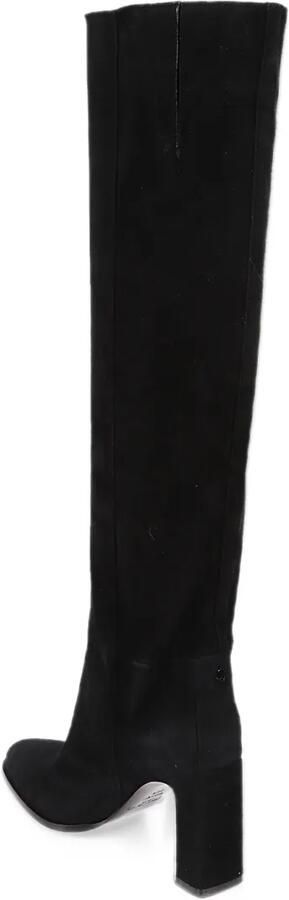 Jimmy Choo Caly over-the-knee 85 suede knee-high boots Zwart - Foto 3