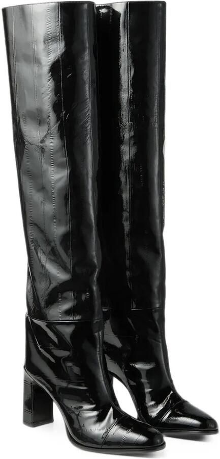 Jimmy Choo Caly over the knee 85 Zwart - Foto 2