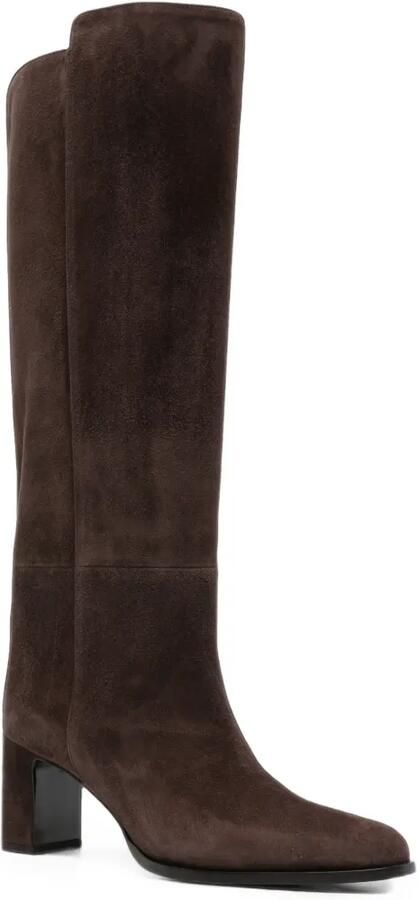 Jimmy Choo Caly suède knielaarzen Bruin - Foto 2