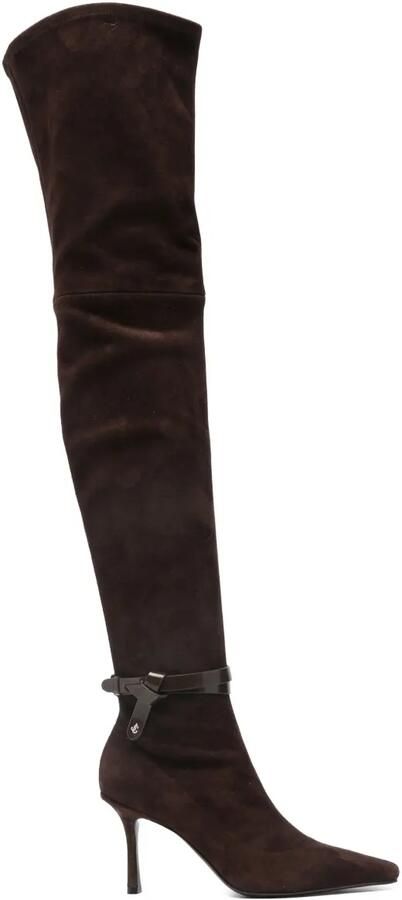 Jimmy Choo Camie overknee laarzen Bruin