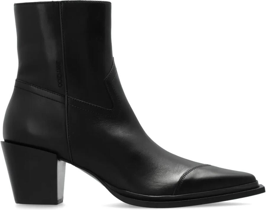 Jimmy Choo Cece leren laarzen Zwart