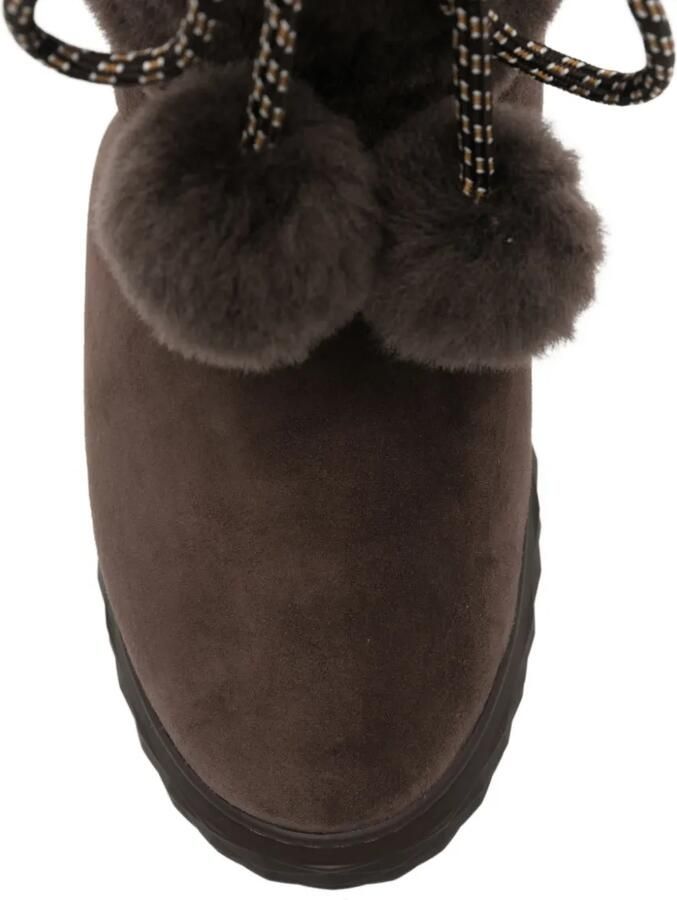 Jimmy Choo Cobi lammy knielaarzen Bruin - Foto 2