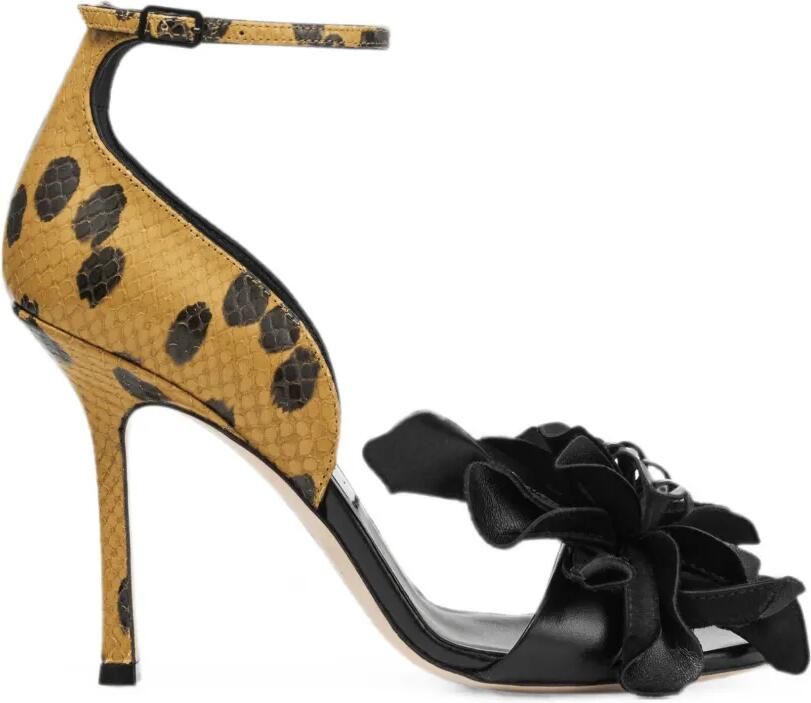 Jimmy Choo Coko 100 sandalen Zwart