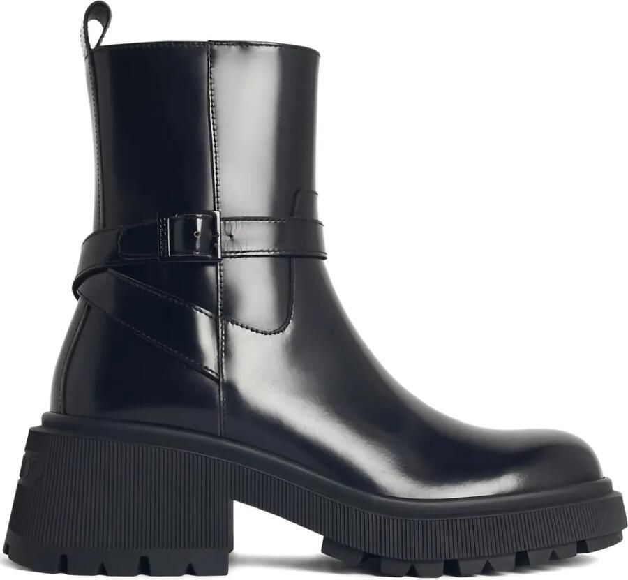Jimmy Choo Conny enkellaarzen met gespbandje Zwart
