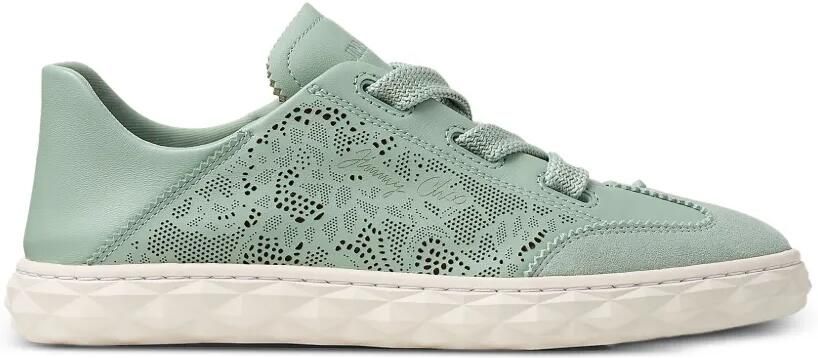 Jimmy Choo Diamond Light Flex F geperforeerde sneakers Groen