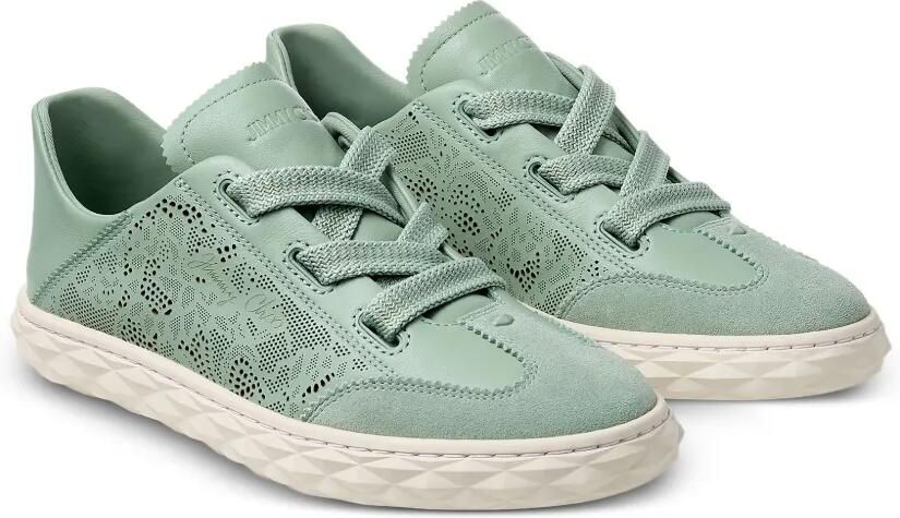 Jimmy Choo Diamond Light Flex F geperforeerde sneakers Groen - Foto 3