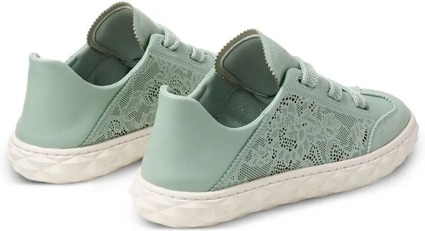 Jimmy Choo Diamond Light Flex F geperforeerde sneakers Groen - Foto 4