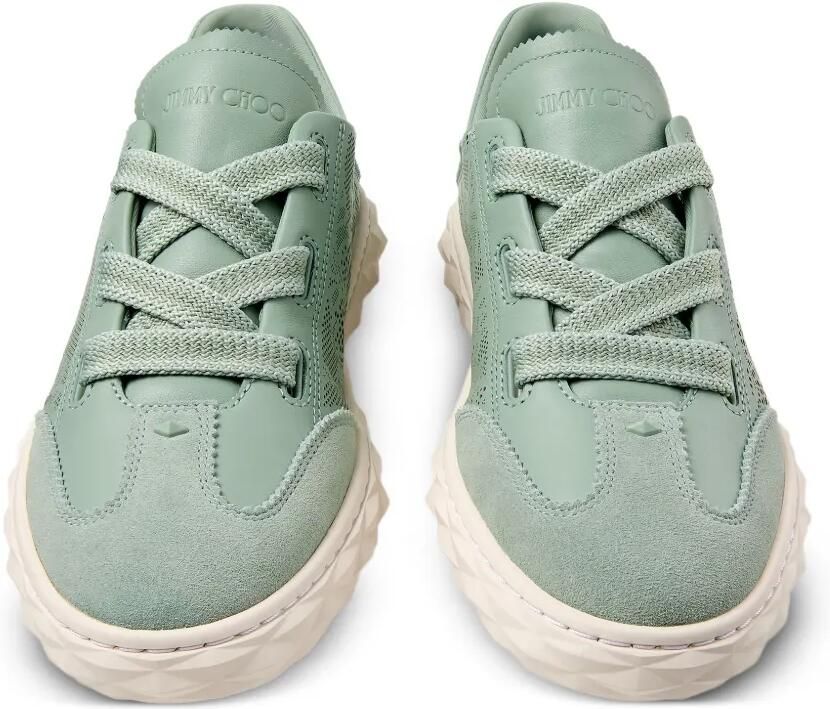 Jimmy Choo Diamond Light Flex F geperforeerde sneakers Groen - Foto 2