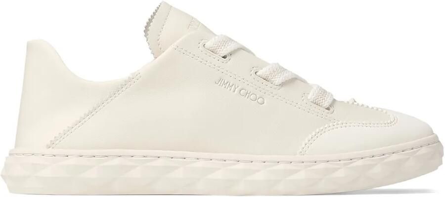 Jimmy Choo Diamond Light Flex leren sneakers Beige