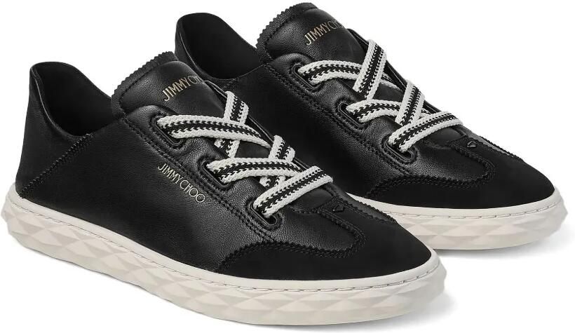 Jimmy Choo Diamond Light Flex leren sneakers Zwart - Foto 4