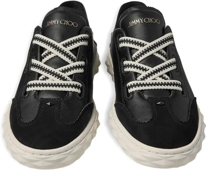 Jimmy Choo Diamond Light Flex leren sneakers Zwart - Foto 3