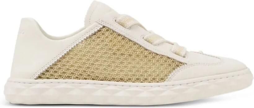 Jimmy Choo Diamond Light Flex sneakers met mesh Beige - Foto 4
