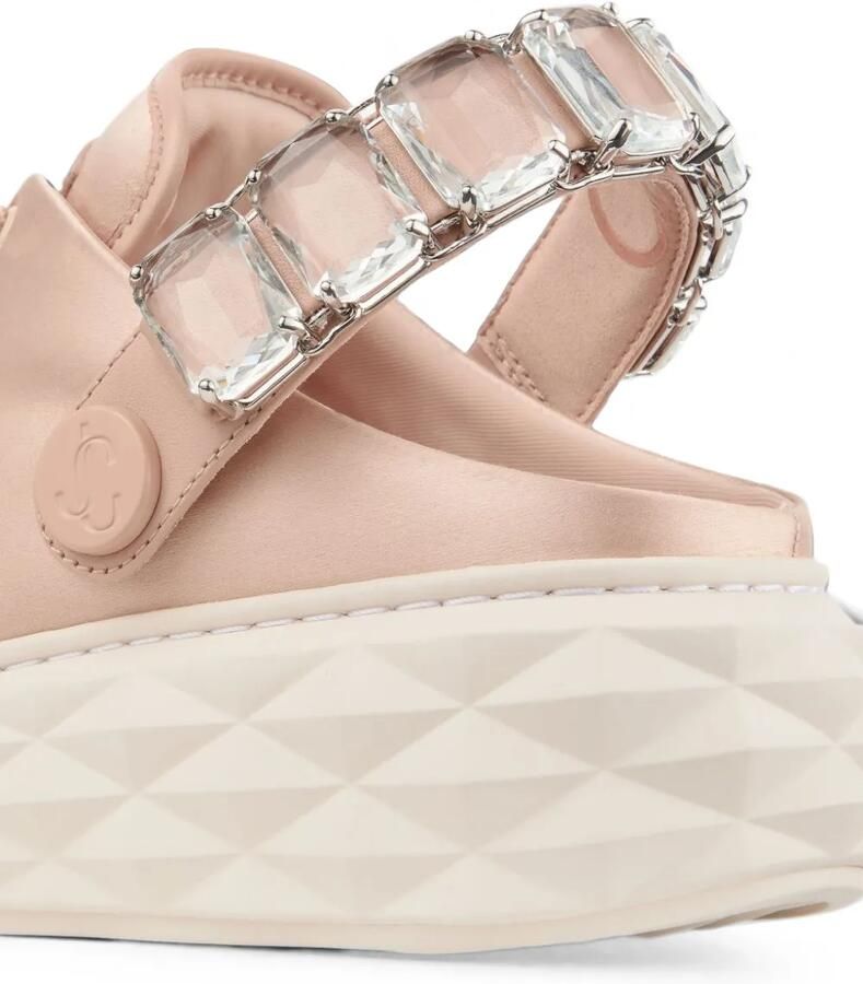 Jimmy Choo Diamond Maxi slingback sneakers verfraaid met kristallen Roze