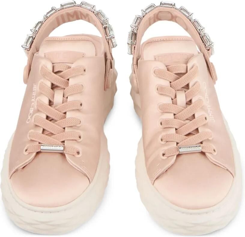Jimmy Choo Diamond Maxi slingback sneakers verfraaid met kristallen Roze - Foto 2