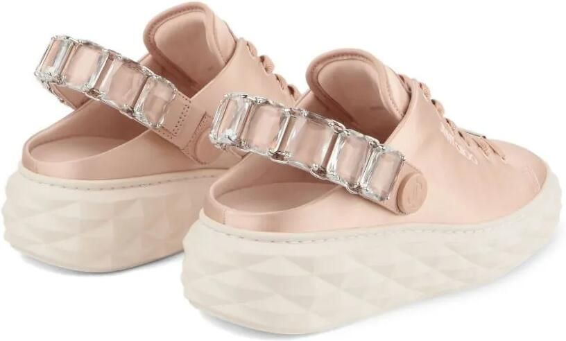 Jimmy Choo Diamond Maxi slingback sneakers verfraaid met kristallen Roze - Foto 4
