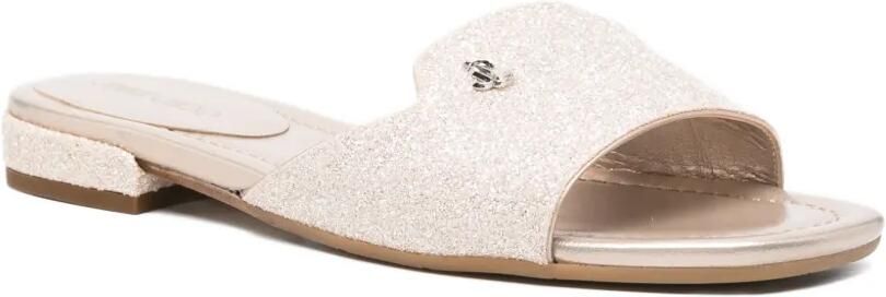 Jimmy Choo Dina sandalen met glitter Beige - Foto 3
