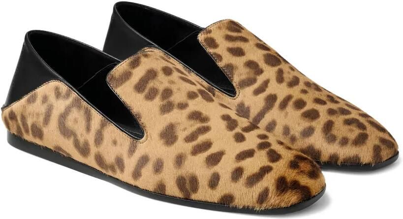 Jimmy Choo Eliot slippers met luipaardprint Beige - Foto 4
