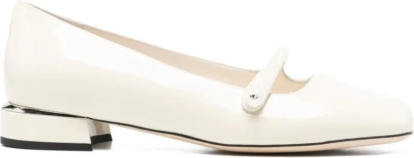 Jimmy Choo Elisa ballerina's Beige
