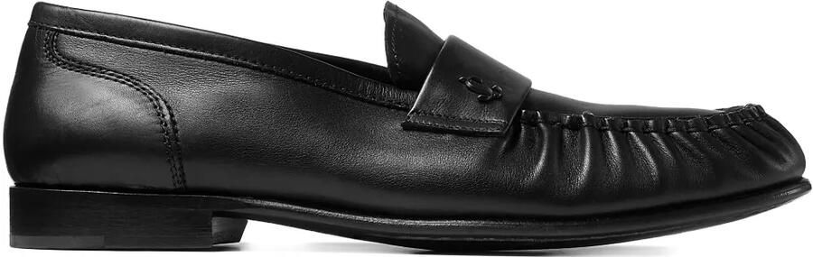 Jimmy Choo Ellis loafers met logoplakkaat Zwart
