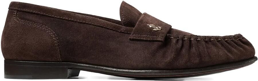 Jimmy Choo Ellis suède loafers Bruin