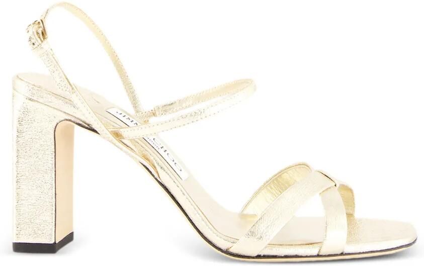Jimmy Choo Elsy 85 sandalen met blokhak Goud