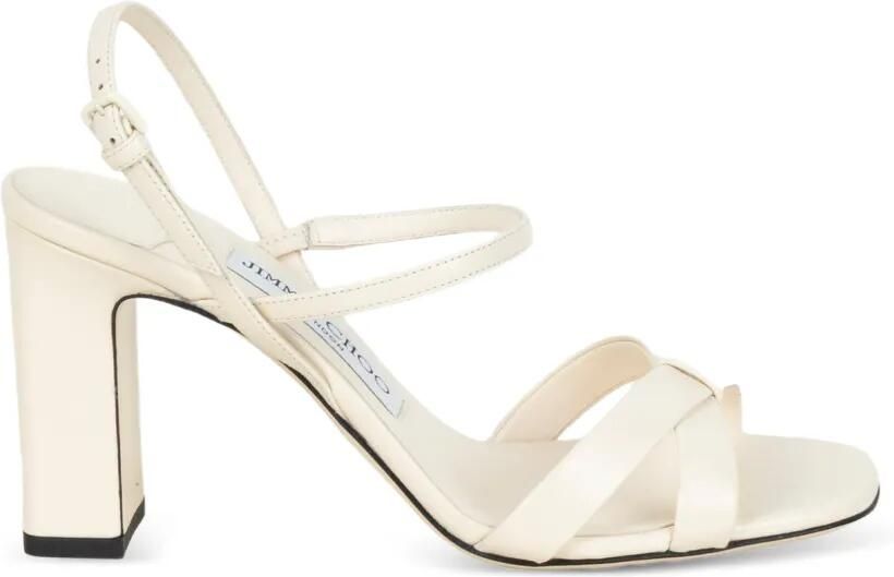 Jimmy Choo Elsy sandalen met blokhak Beige