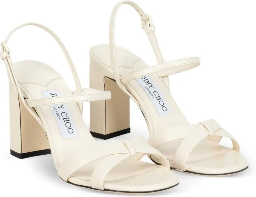 Jimmy Choo Elsy sandalen met blokhak Beige - Foto 3