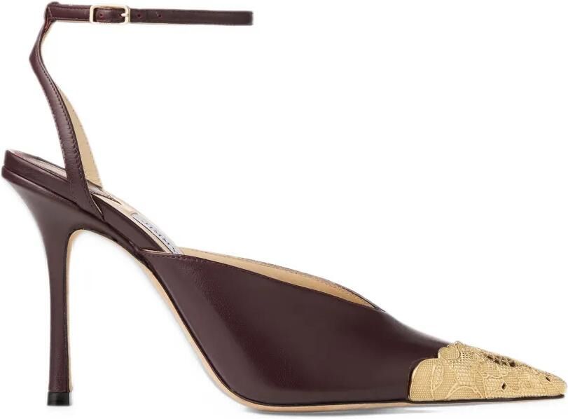 Jimmy Choo Faiz 100 pumps Bruin