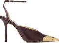 Jimmy Choo Faiz 100 pumps Bruin - Bruin