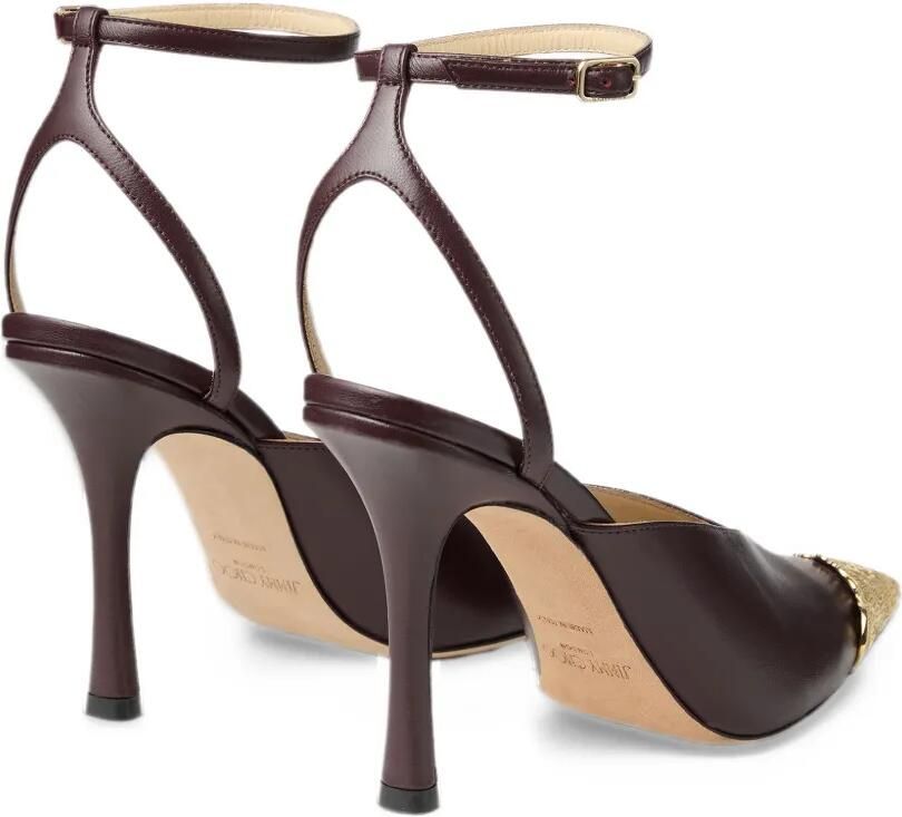 Jimmy Choo Faiz 100 pumps Bruin - Foto 5