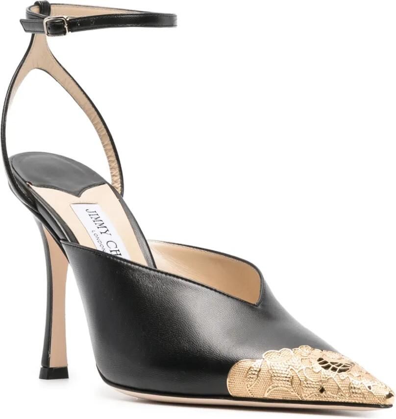 Jimmy Choo Faiz 100 pumps Zwart - Foto 3