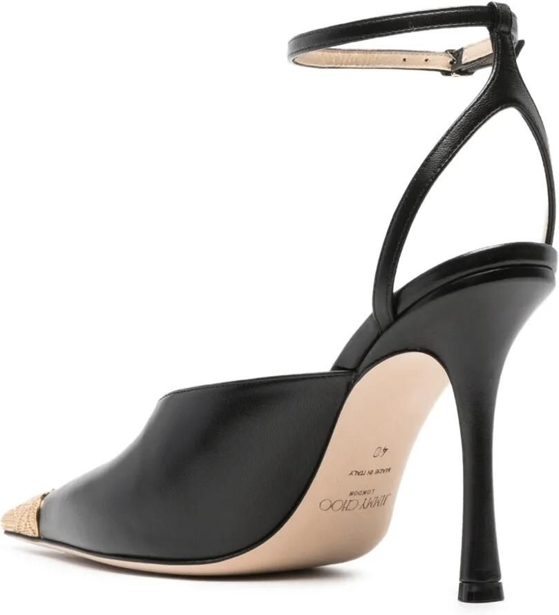 Jimmy Choo Faiz 100 pumps Zwart - Foto 2