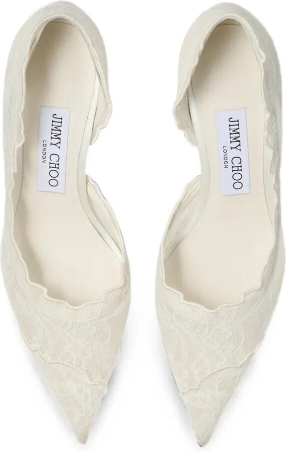 Jimmy Choo Faiz 65 Ivory pumps Beige - Foto 2