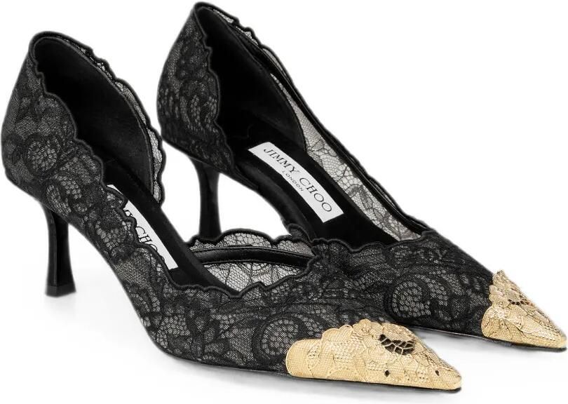 Jimmy Choo Faiz 65 pumps met metalen veterdetail Zwart - Foto 4