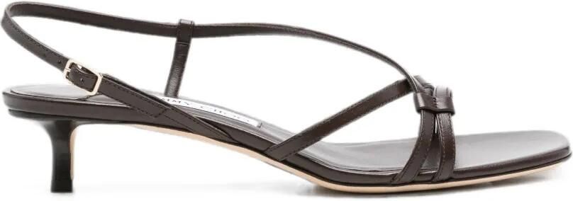 Jimmy Choo Farris sandalen met hak Bruin