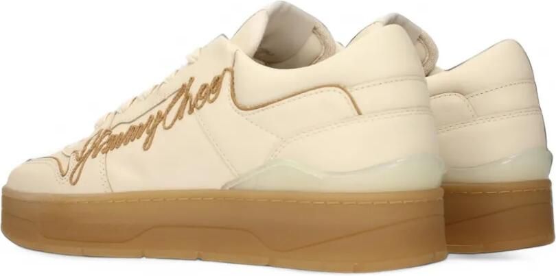 Jimmy Choo Florent logo-embroidered sneakers Beige - Foto 3