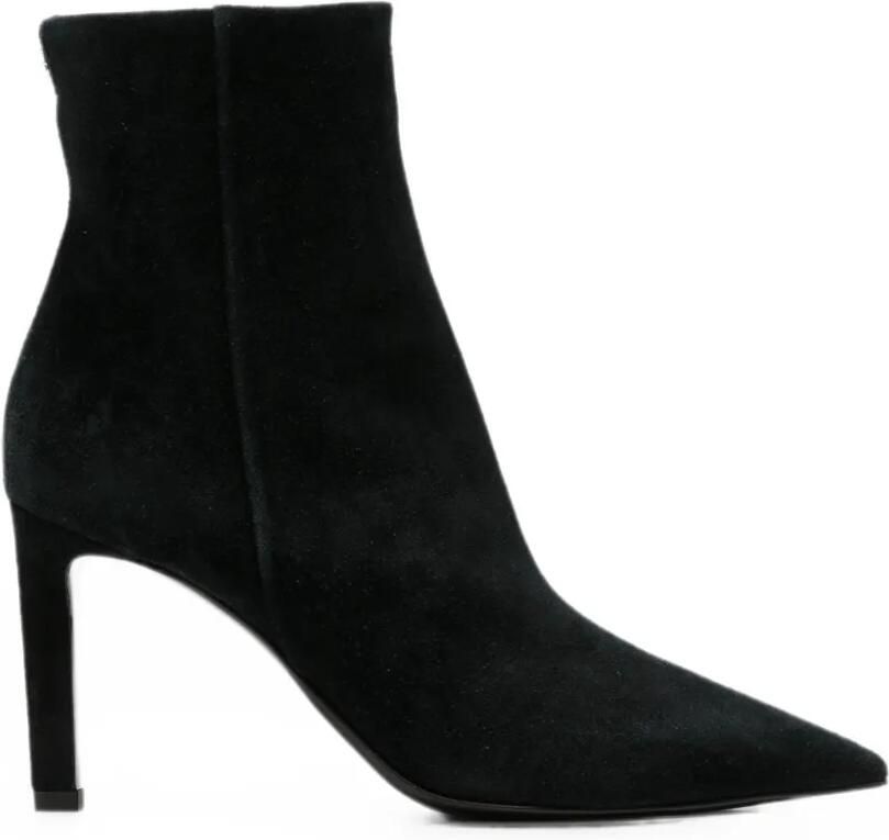 Jimmy Choo Frankie AB enkellaarzen met puntige neus Zwart