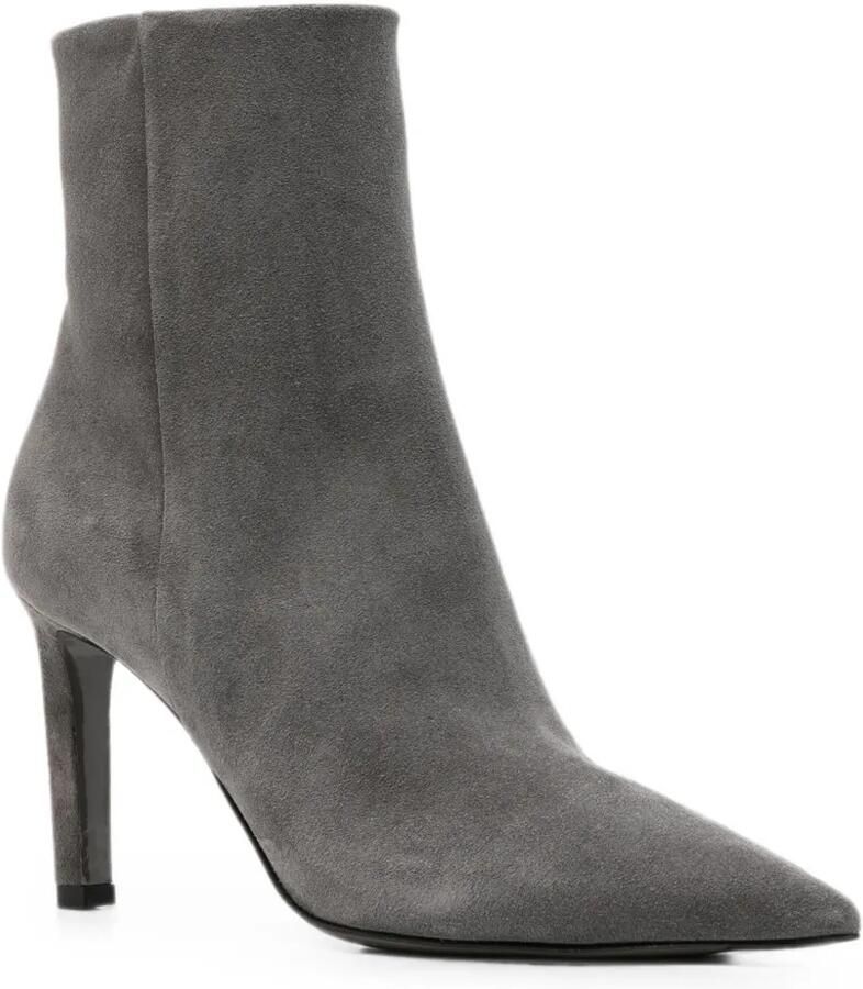 Jimmy Choo Frankie AB enkellaarzen met stilettohak en puntige neus Grijs - Foto 2
