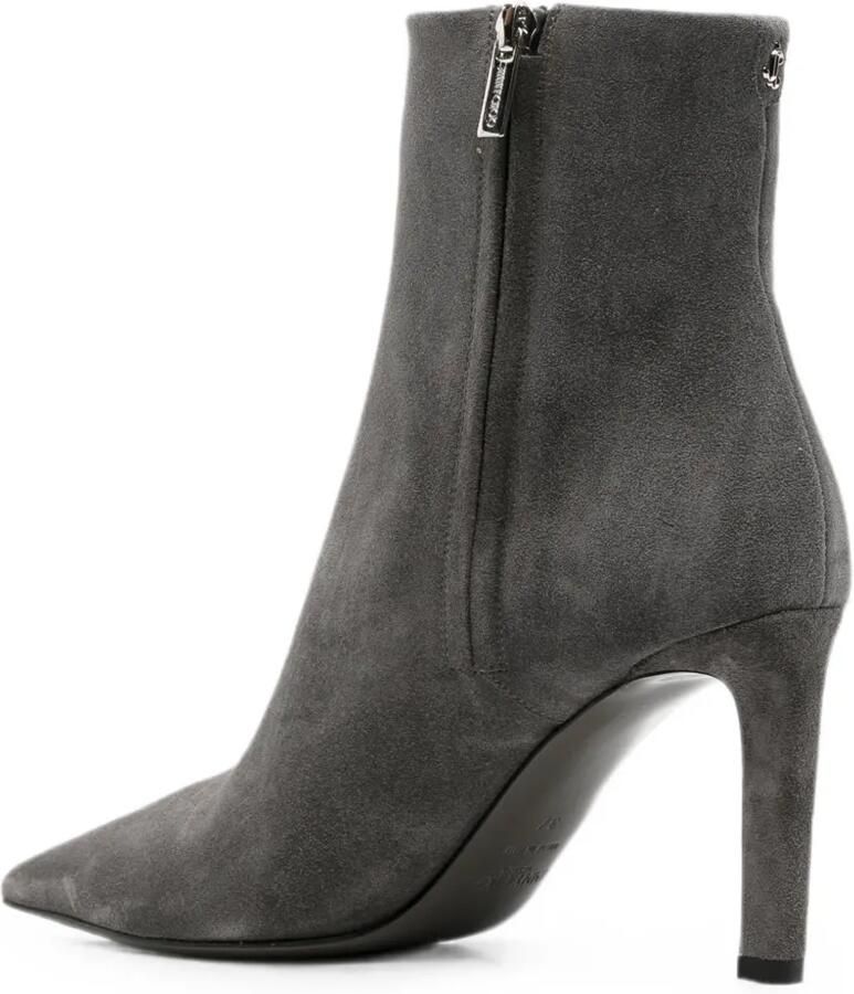 Jimmy Choo Frankie AB enkellaarzen met stilettohak en puntige neus Grijs - Foto 3