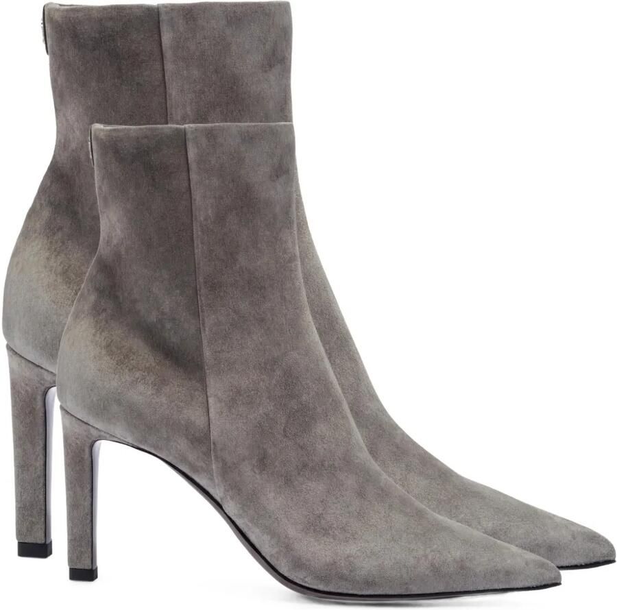 Jimmy Choo Frankie enkellaarzen 85 mm Grijs