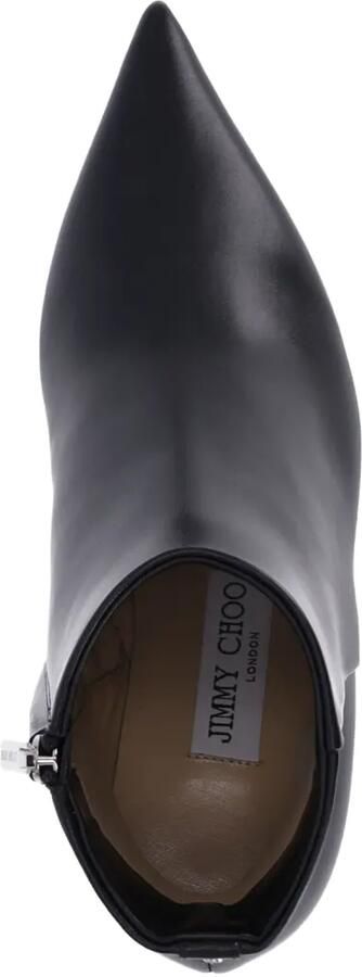 Jimmy Choo Frankie leren enkellaarzen Zwart - Foto 4
