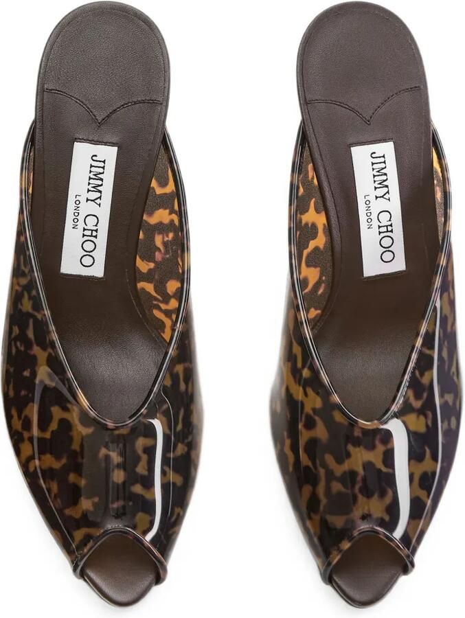 Jimmy Choo Glace 80 sandalen Bruin